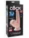 King Cock - 3D Cock Swinging Balls 6" - Flesh photo-7