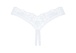 Obsessive - Heavenlly Crotchless Thong - White - XL/XXL photo-8