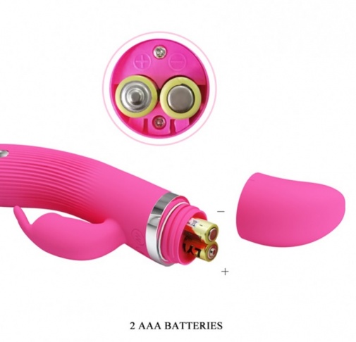 Pretty Love - Ingram Rabbit Vibrator w Electric Shock - Pink photo