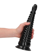 Ouch - Twisted Vortex Anal Plug - Black photo
