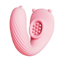 Secwell - Bear Dual Vibrator - Pink 照片