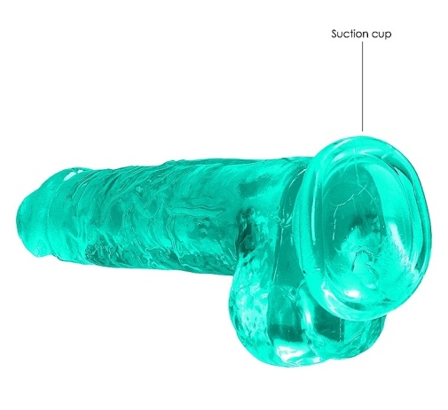 RealRock - 8" Realistic Dildo w Balls - Green 照片