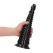 Ouch - Twisted Vortex Anal Plug - Black photo-2