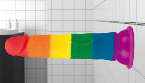 Lovetoy - 7" Prider Dildo - Rainbow photo