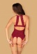 Obsessive - Ivetta Corset & Thong - Ruby - L/XL photo-6