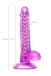 A-Toys - Celiam 弹性可弯曲仿真阳具 20.5cm - 紫色 照片-13