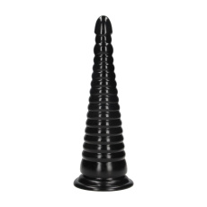 Ouch - Twisted Vortex Anal Plug - Black photo