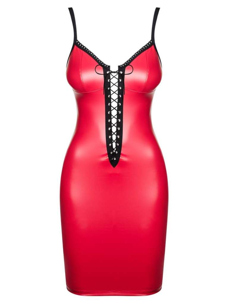 Obsessive - Redella Dress - Red - L/XL photo