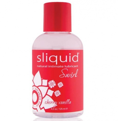 Sliquid - Naturals Swirl 樱桃香草味可食用润滑剂 - 125ml 照片