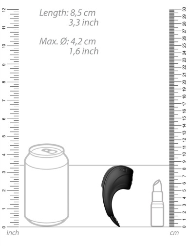 ElectroShock - 电刺激阴茎环 - 黑色 照片