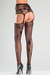 BeWicked - BW779 Thigh Highs - Black photo