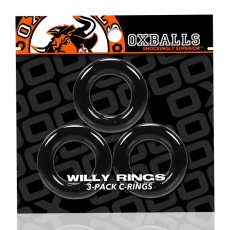Oxballs - Willy Cockrings 3's Pack - Black 照片