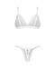 Obsessive - Weddya Bride Crotchless 3 pcs Set - White - L/XL photo-7