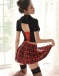 SB - School Girl Costume - Black/Red photo-2