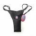SSI - 無線遙控震蛋專用內褲 (不含震蛋) - 黑色 照片-2