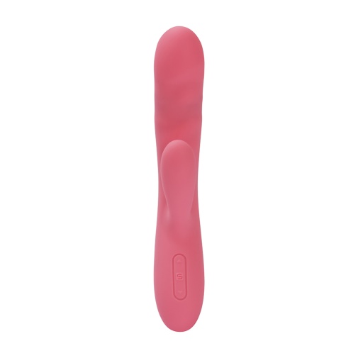 SVAKOM - Avery Thrusting Rabbit Vibrator - Strawberry Pink 照片