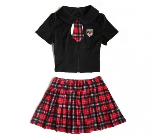 SB - 女學生制服 - 黑/紅色 照片