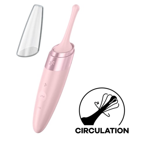 Satisfyer - 旋轉震動器 - 玫瑰色 照片