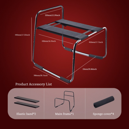 MT - Sex Stool - Black 照片