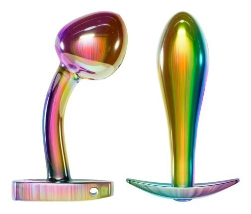 ANOS - Metal Butt Plug Set - Rainbow 照片