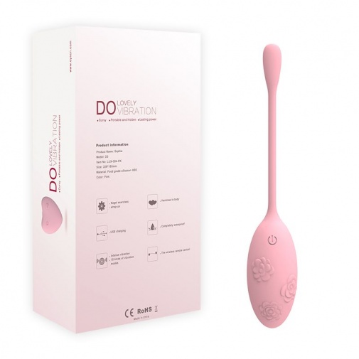 Wowyes - D0 Vibro Egg w Remote Control - Pink photo