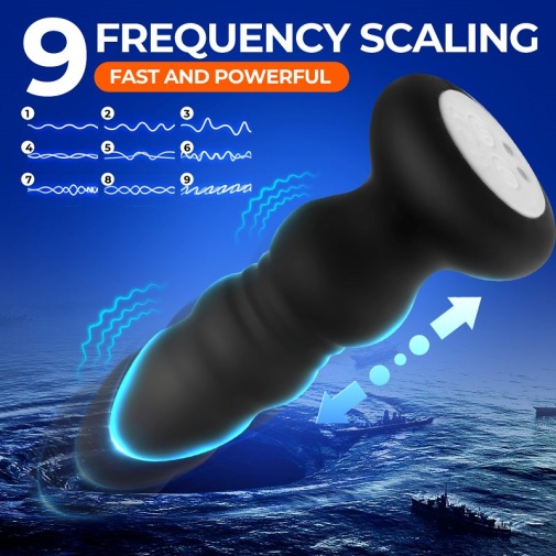 Secwell - Bonus Light Thrusting Plug - Black 照片