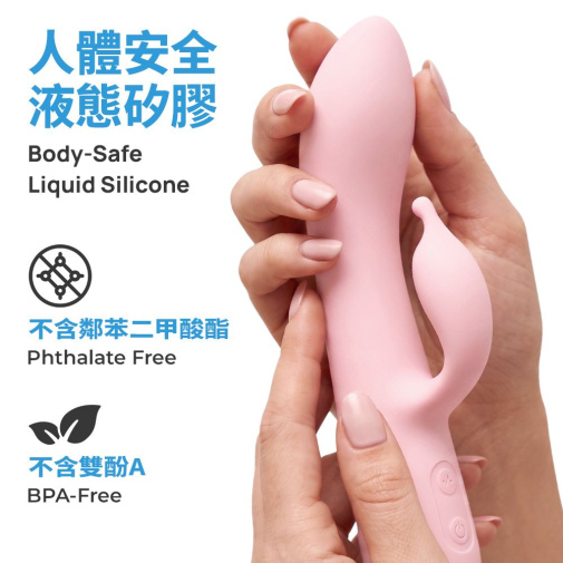 KIKO - SilkTouch Powerful Rotating Rabbit Vibrator - Pink photo