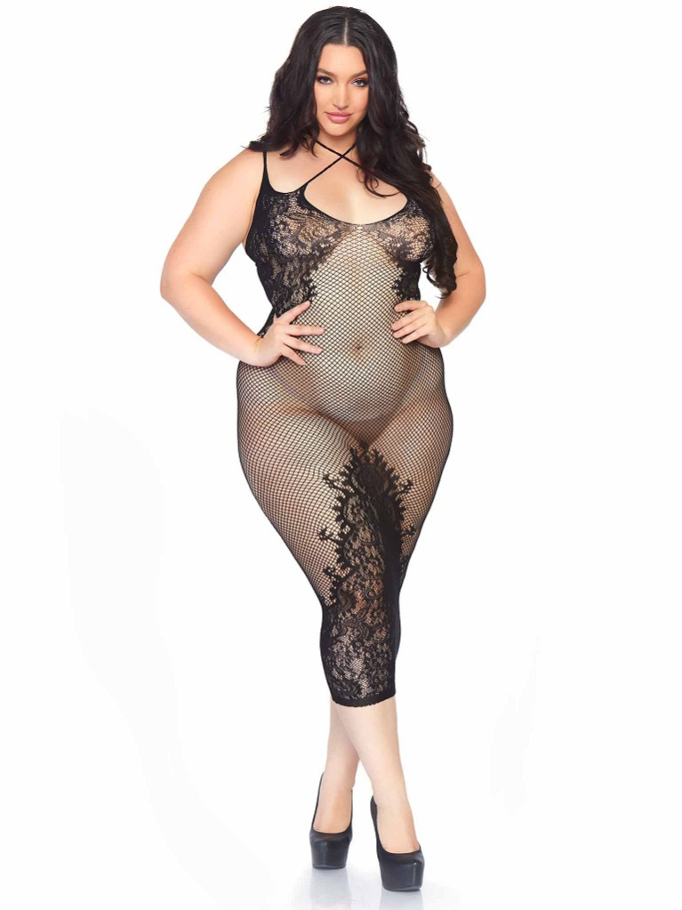 Leg Avenue - Sweet Sensation Dress - Black - Plus Size photo
