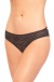 BeWicked - BW1707 Lace Panty w Rhinestone - Black - M photo-2