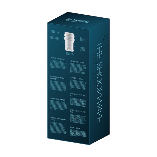 KAOTIK - The Shockwave 抽插式智能飞机杯 - 黑色 照片