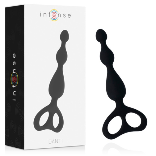 Intense - Danti Anal Beads - Black photo