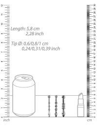 Ouch - 金屬陰莖尿道塞套裝 照片