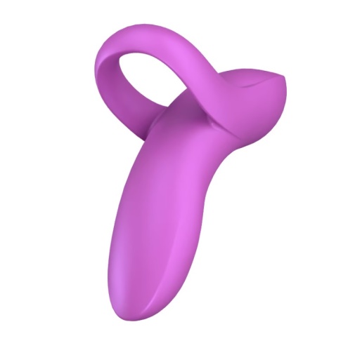 Satisfyer - Bold Lover 手指震动器 - 深粉色 照片