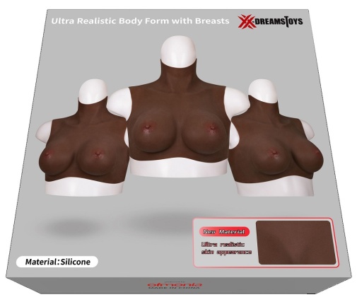 XX-Dreamstoys - Ultra Realistic Breast Form M - Black 照片