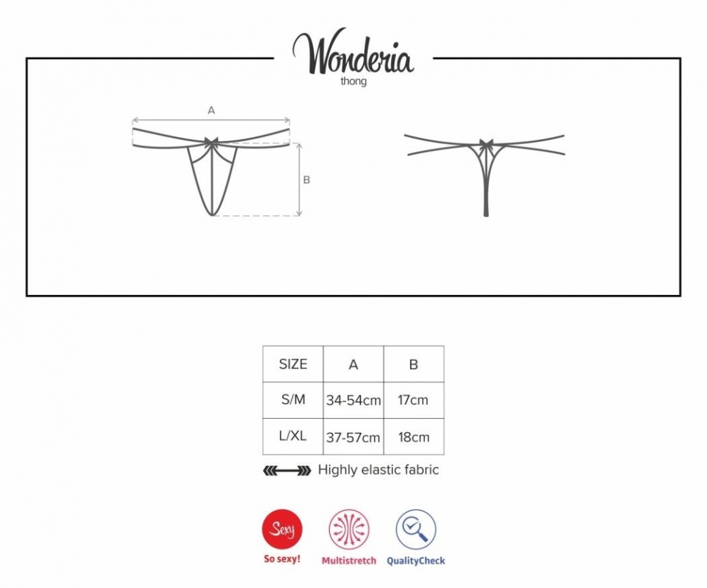 It’s such a tiny thing, but it can do amazing wonders! Once ... Obsessive - Wonderia Thong - Black - S/M photo-9