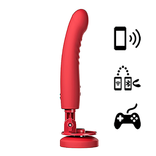 Lovense - Mission 2 APP Vibro Dildo - Red photo