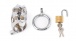 MT - Wild Boar Chastity Cage 45mm - Silver photo-7