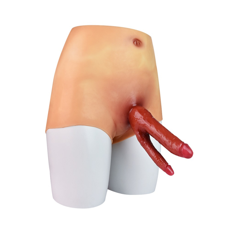 FAAK - Hollow 双重阴茎短裤 照片