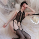 KR - Fishnet Bodystocking KRW-157 - Black photo-5
