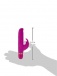 Intimately sized, silky smooth, silicone dual massagers - th... CEN - Entice Bella Rabbit Vibrator - Raspberry photo-6