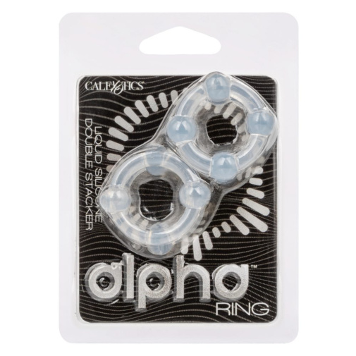 CEN - Alpha Double Stackers 2pcs Set - Liquid Clear 照片