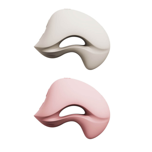 Zalo - Mochi APP Dual Head Vibro Massager - Ivory White  photo