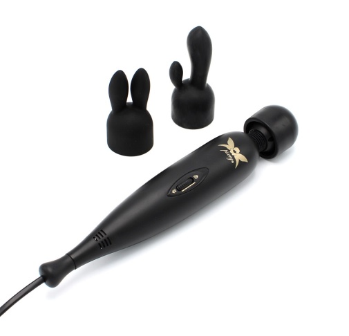 Pixey - Turbo Massager w Attachments - Black photo