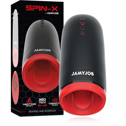 Jamyjob - Spin-X 加熱旋轉震動電動飛機杯 照片