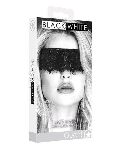 Ouch - Lace Mask - Black photo