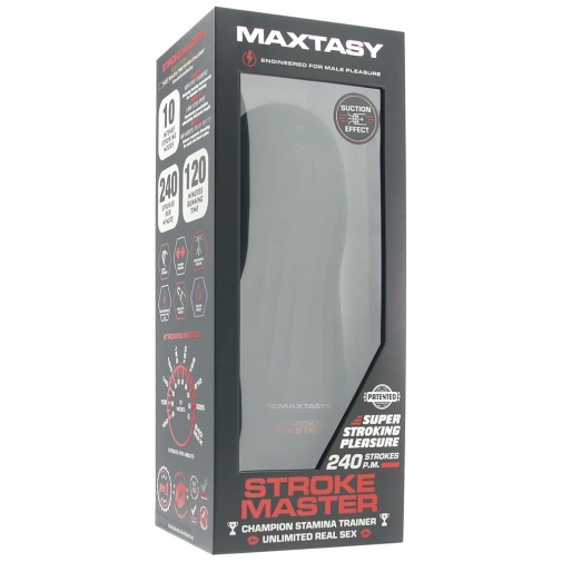 Maxtasy - Stroke Master 電動抽插式自慰器 - 肉色 照片