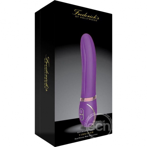 FOH - 6'' Rechargeable Vibrator - Purple photo