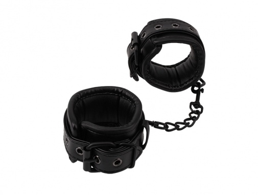 Chisa - Deluxe Wrist Restraint Cuffs - Black photo