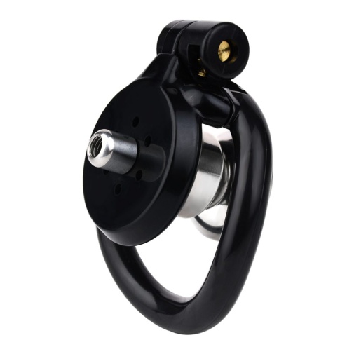 FAAK - Chastity Cage 45mm w Catheterization Hood - Black 照片