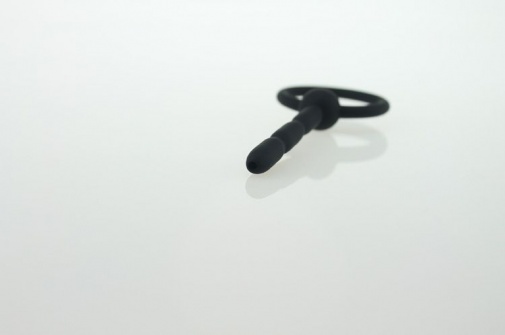 MT - Silicone Urethral Sound 75mm - Black photo